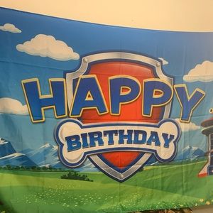 Paw patrol banner